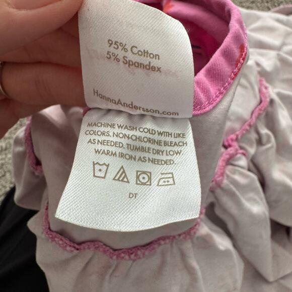 Hanna Andersson Print Skater Dress with Pockets Posies - Size 5 - Picture 4 of 5